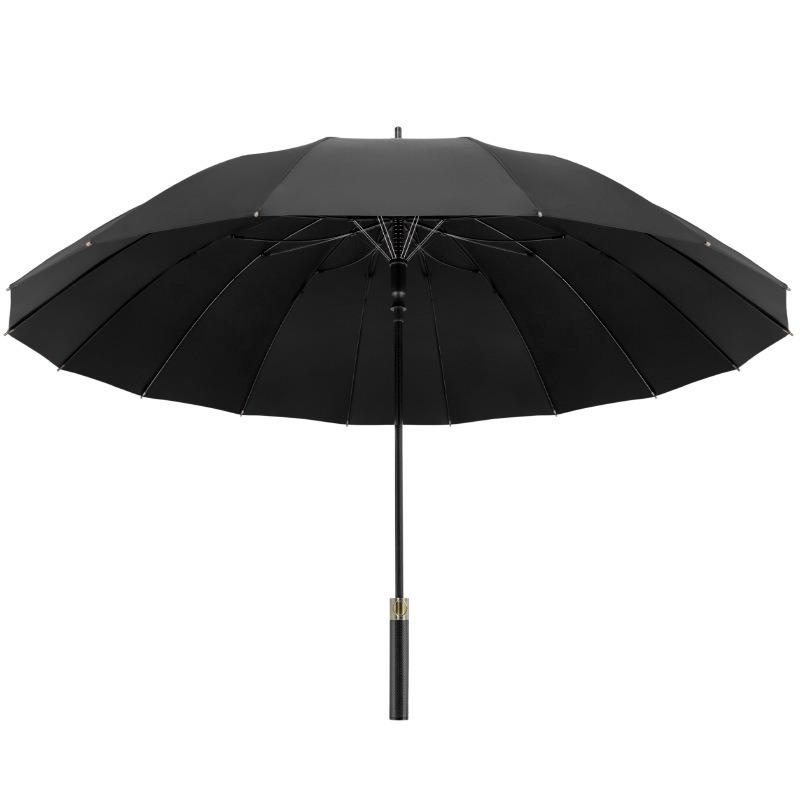 High-end Carbon Fiber Long Handle Umbrella Automatic Enlarged Thickened Storm-resistant Business Advertising Golf Umbrella