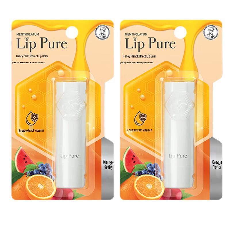 

Mentholatum Honey Botanical Anti-Chapping Orange Lip Balm (2-Pack)