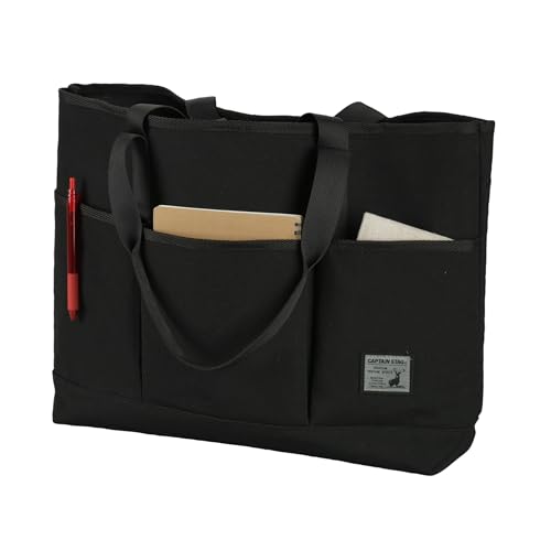 Captain Stag (CAPTAIN STAG) Outdoor Tote Bag, Carry-on Bag, Town Tote Bag, Black, UL-2071