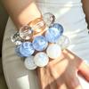 Transparent European & American Retro Resin Irregular Polygon Bracelet - Bold and Unique Hand Jewelry