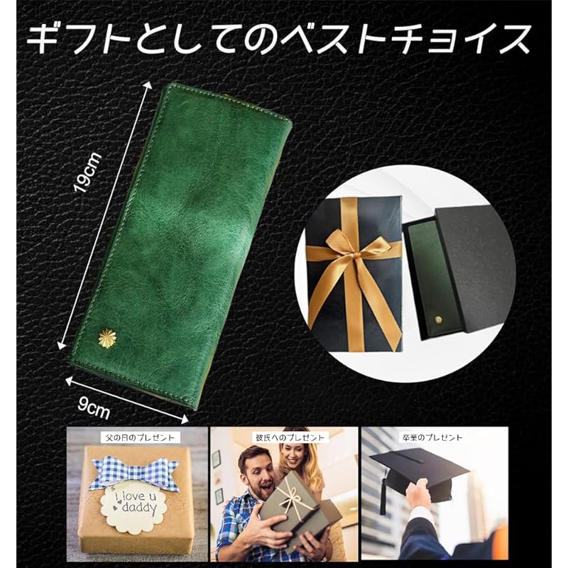 Philiamumu wallet men's long wallet tochigi leather genuine leather large capacity card billfold YKK zipper coin purse Made by top leather craftsmen