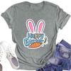Women's Printed Round Neck Short-sleeved T-shirt Top