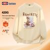GENIOLAMODE Herren Fleecegefüttertes Rundhals-Sweatshirt