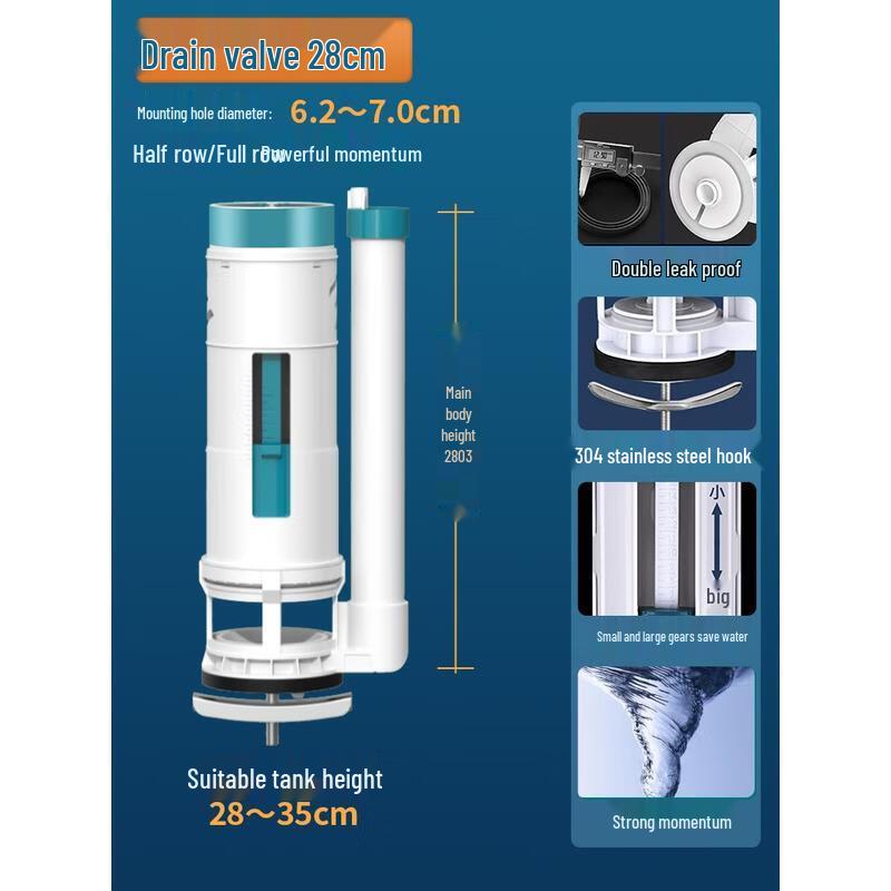 HANDUNYOU Toilet Inlet and Outlet Valve Set