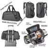 Versatile Large Capacity Travel Bag: Dry/Wet Separation, Crossbody, Handbag, Fitness & Business Backpack