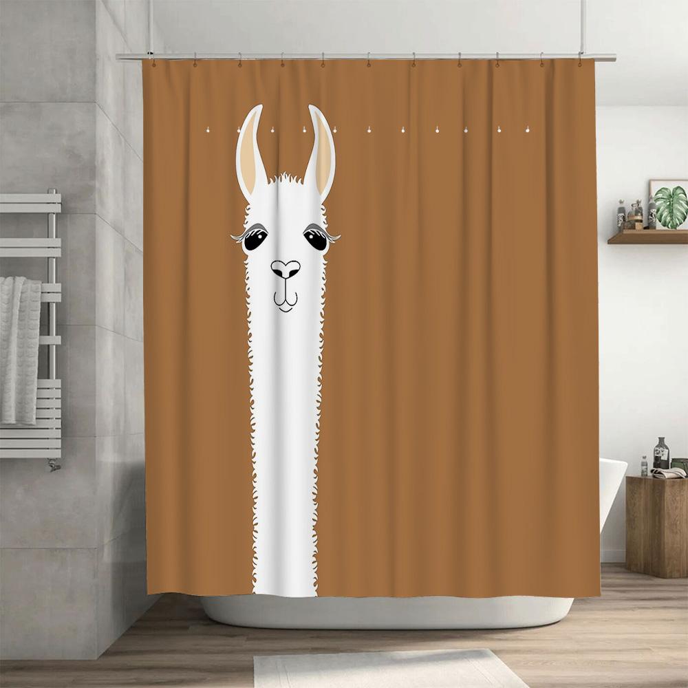 Badezimmer Duschvorhang Floral Wasserdicht Stoff-Einsatz Vintage Bauernhaus Dekor Set Modern Waschbar Heimtextilien Zubehör