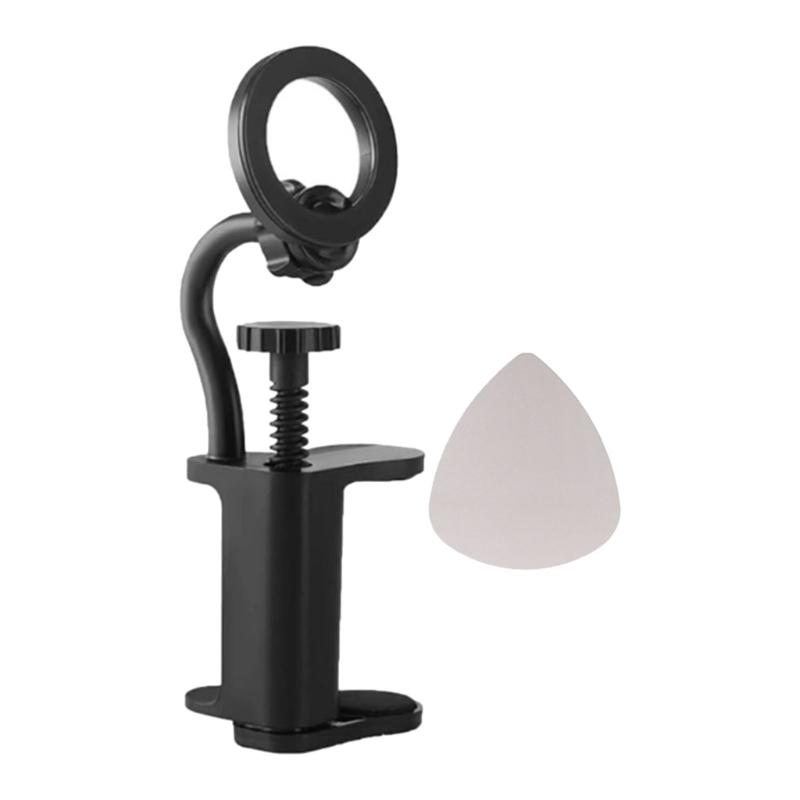 Magnetic Guitar Phone Holder Bracket Phone Clip For Guitar Phone Mounting Clip With Random Color Picks For Musicians 1 чёрный