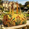 3D-Printed Quilted Cotton Women's Travel Yoga Handbag