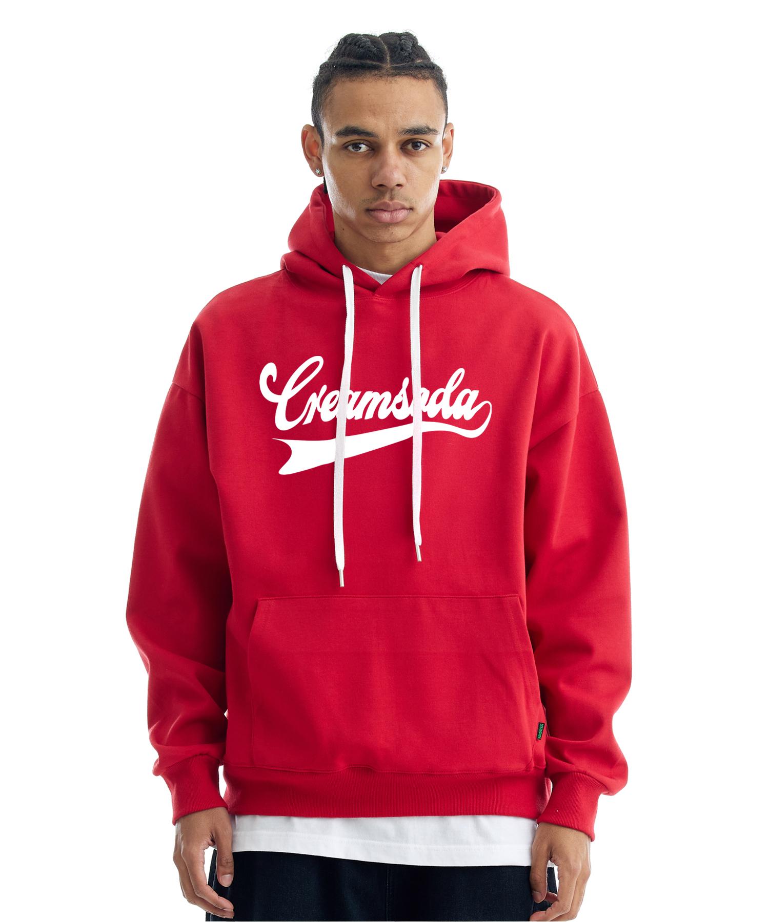 Cream Soda Lab Authentic Logo Hoodie Red M(1)