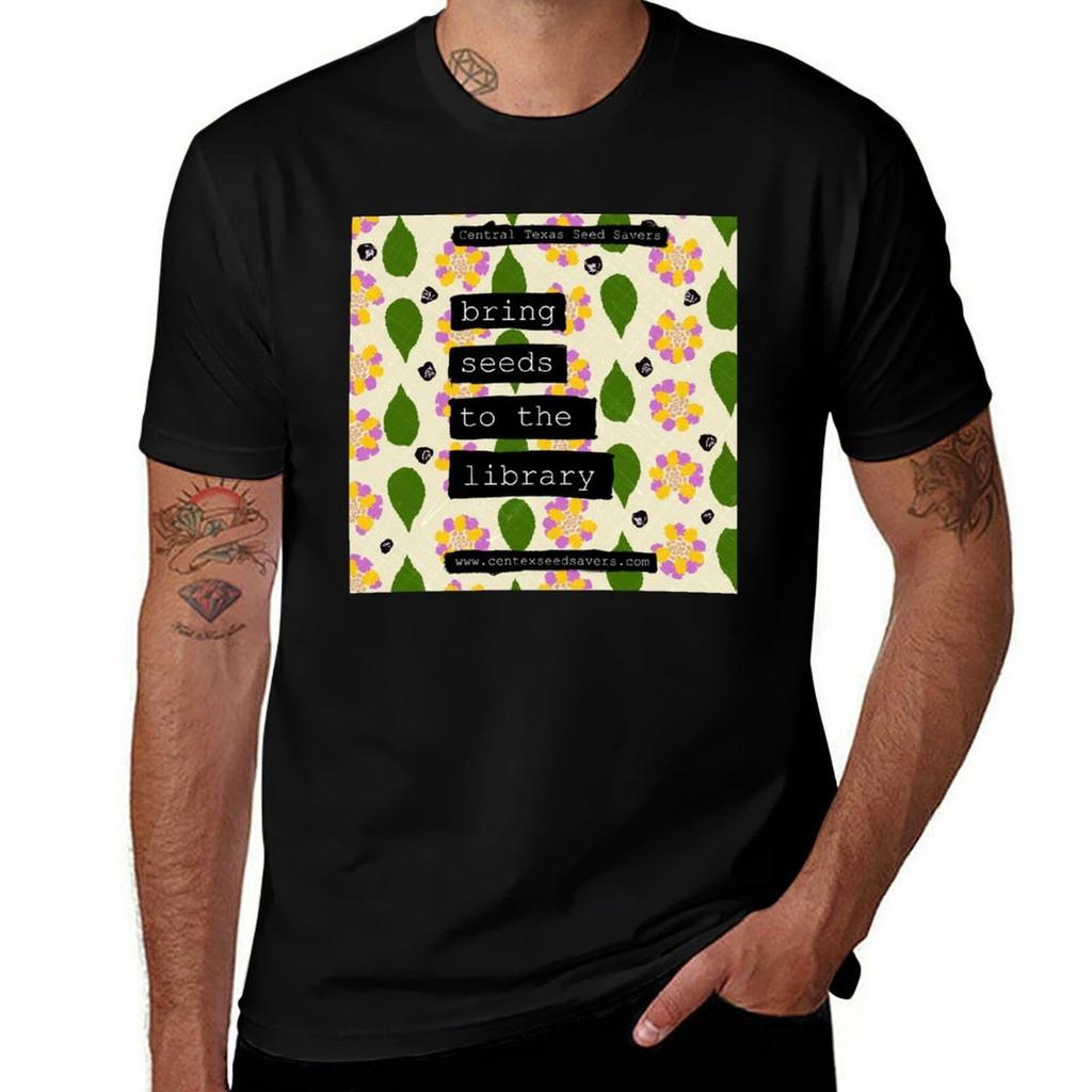 Bring Seeds To The Library Lantana Tshirt Summer Sports Quick Dry Tshirt