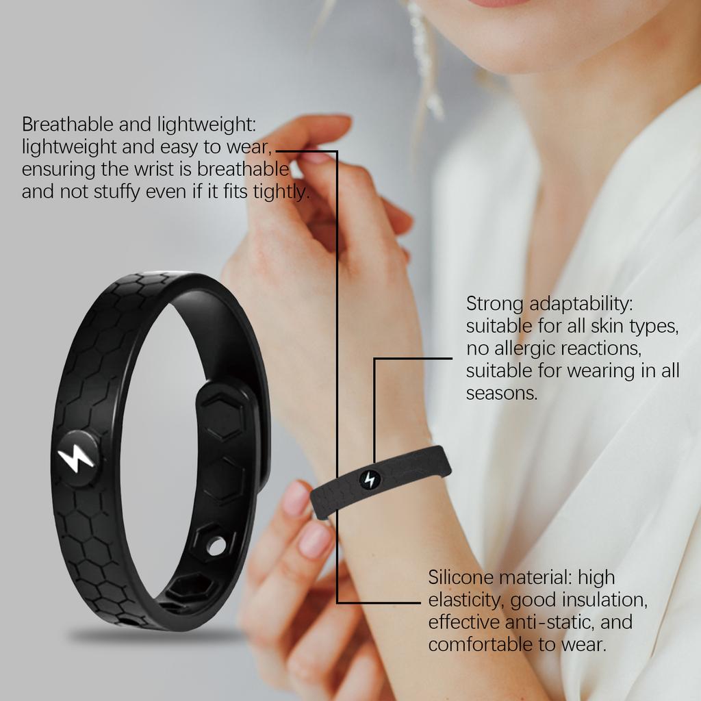 Body Care Energy Wristband Relieve Wrist Hand  Anti Fatigue Stress Energy Bracelet