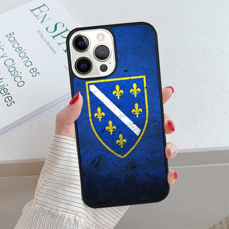 Bosna i Hercegovina Heart Phone Case cover For iPhone 17 Air 15 16 16e 14 13 12 11 Pro Max Coque For Apple PLUS fundas iPhone 11pro max
