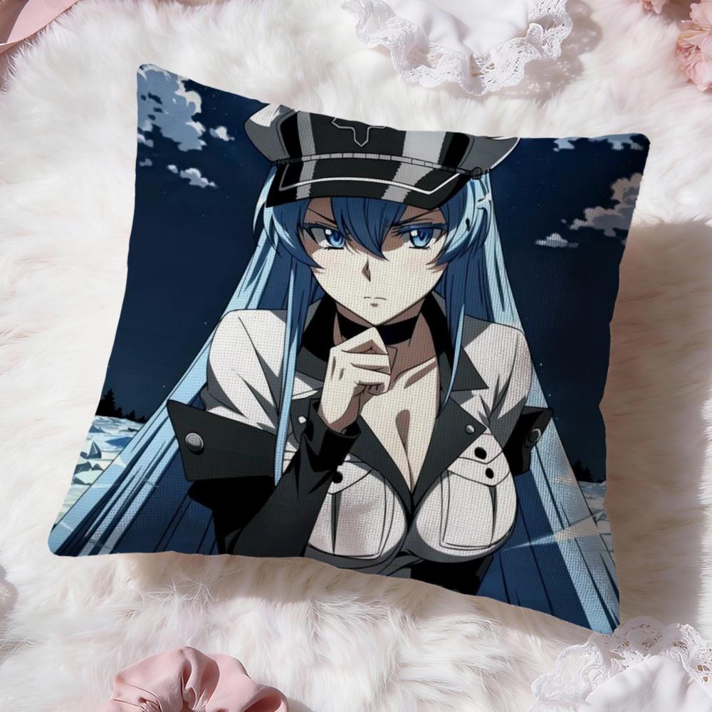Akame Ga Kill anime Cushion Cover Premium Comfort Reversible Pillow Cove -Two in One Design for Any Room & Car Interior