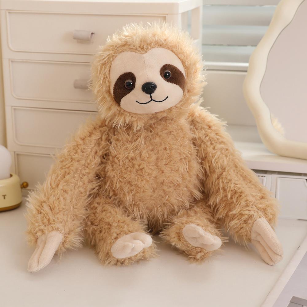 

Simulated Sloth Doll Plush Toy Funny Ugly Sloth Lightning Doll Children s Zoo Souvenir see description