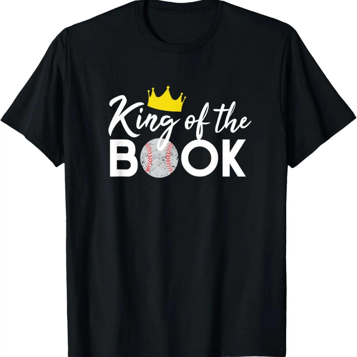 

Футболка King с надписью Счетчик Бейсбольной Команды Книга Счета S чёрный