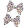 10 Pcs 3D Rhinestone Bow Tie Shape Nail Art Tip Glitter Decoration DIY Manicure