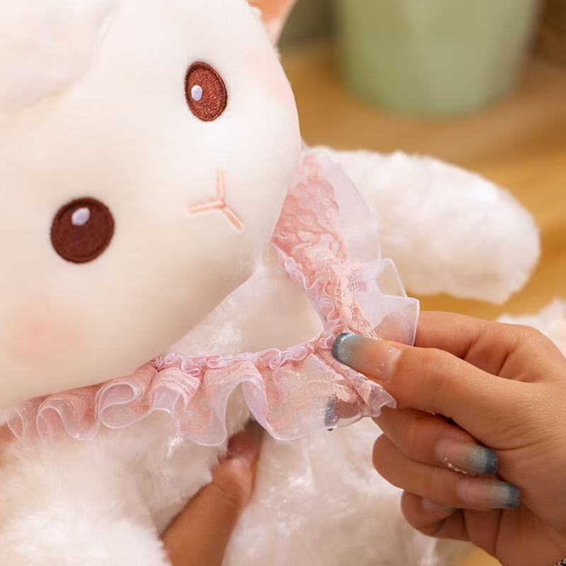 23/30cm Beautiful Sheep Doll Simulation Plush Toy Handmade Doll Cartoon Anime Cute Pillow Cushion Home Decoration Children's Bir
