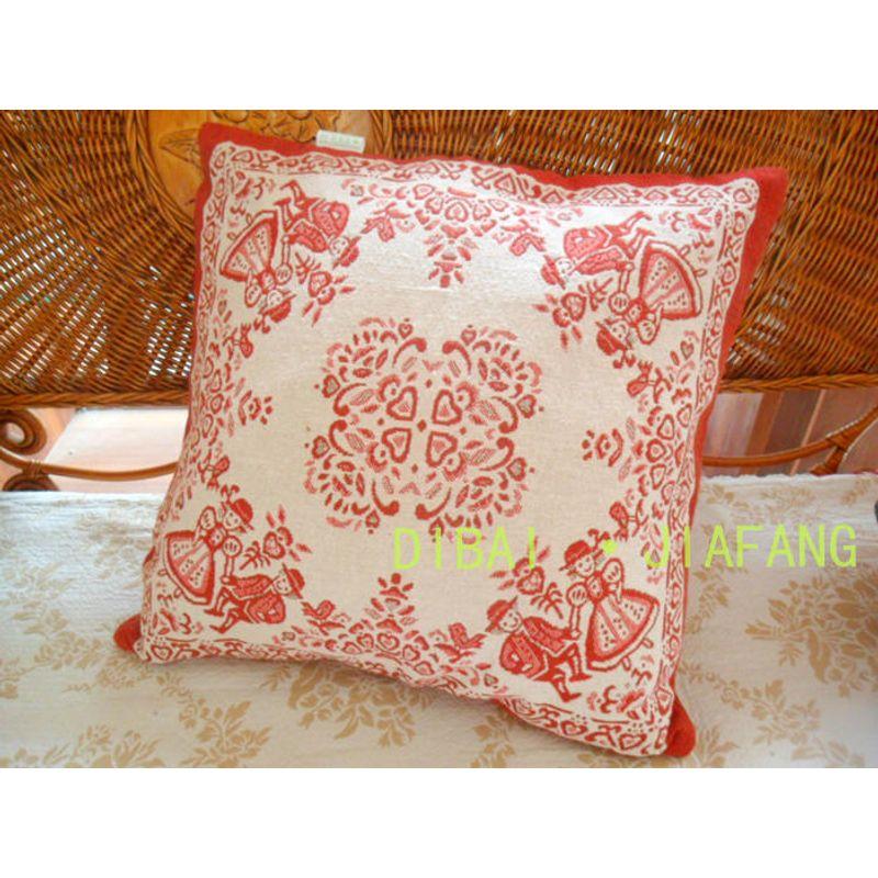 

Pillow Cushion Sofa Backrest Cushion Fabric Thickened Old Coarse Cloth Office Cushion Car Cushion Bed Pillows Leather