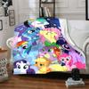 1pc My Little Pony4 Blanket, Gift, for Men and Women, Soft Blanket, Good for Sofa Bed Couch Travel, Lightweight Flannel Blanket