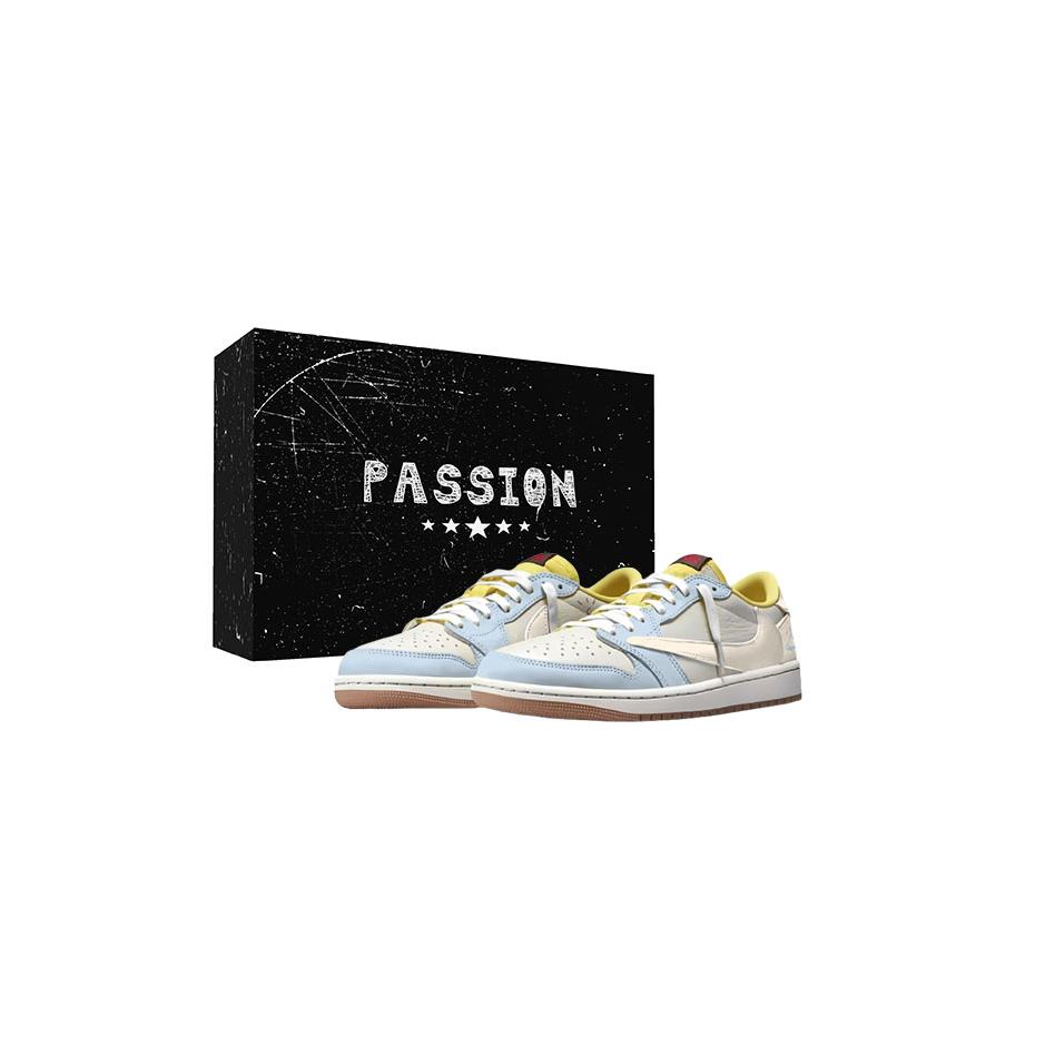 

Travis Scott X Jordan Air Jordan 1 Вінтажні Баскетбольні Кросівки Унісекс Низькі Білі DZ4137-700(Команда1868-) 35.5