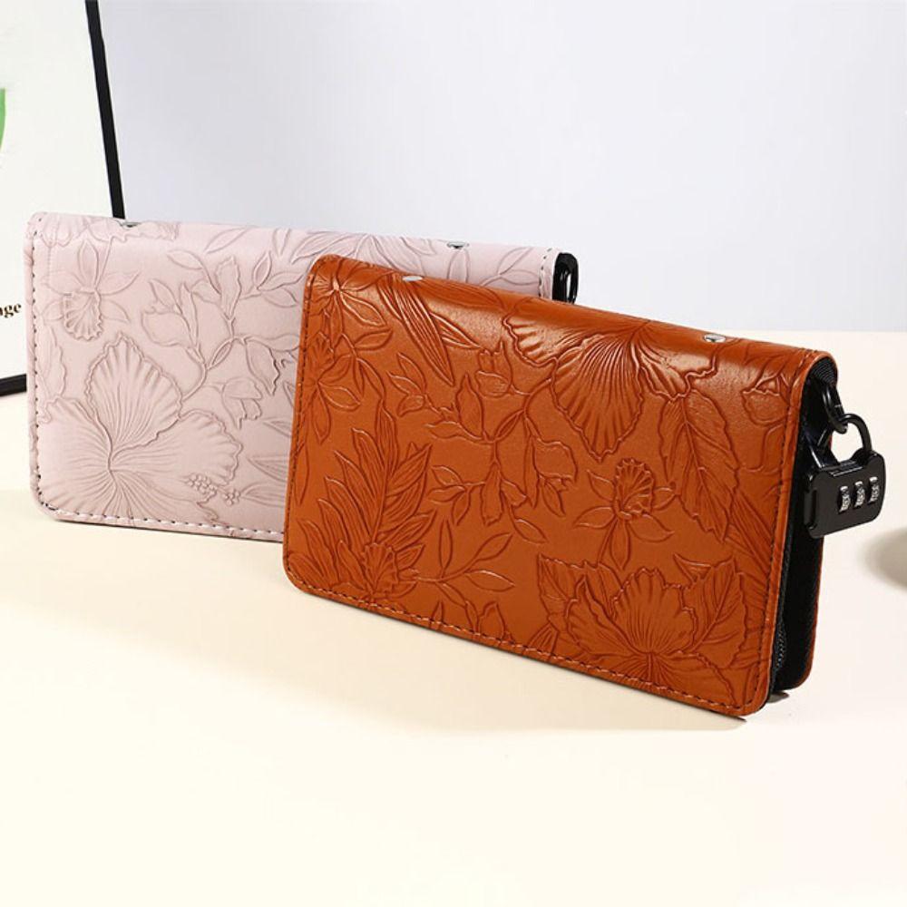 Budget Planner Budget Binder with Lock Wallet Storage Account Book  Stainless Ring Binder