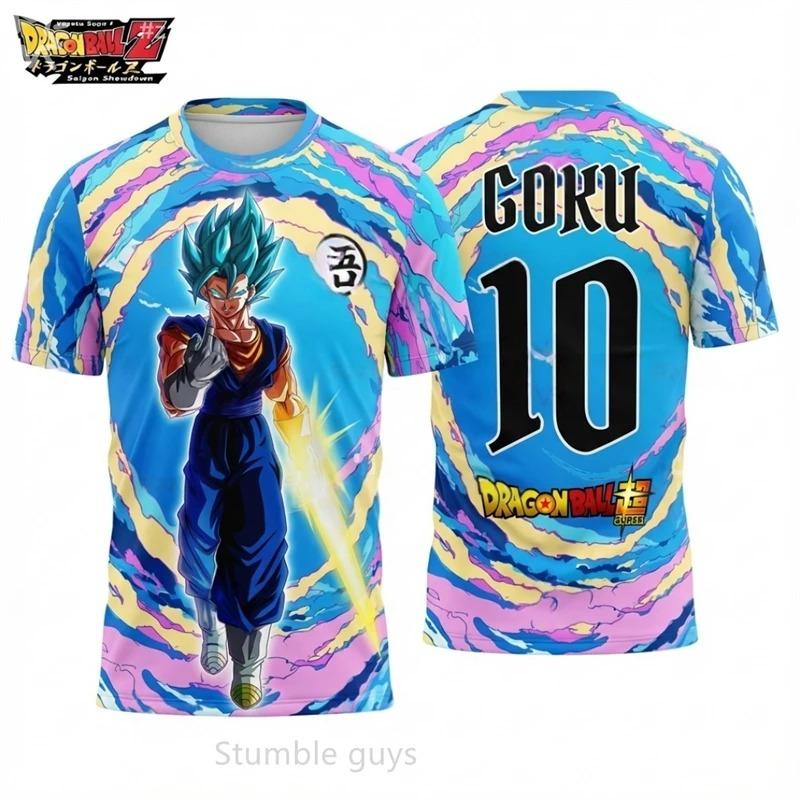 WILD FORT Men's 3D Digital Printed Short-Sleeve T-Shirt, Made of Breathable Polyester Fiber,