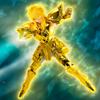Saint Seiya Gold Saint Action Figure Hyoga Aquarius EX Zodiac Armor Collection Anime Character Model Gold Blanco 1/12 Scale