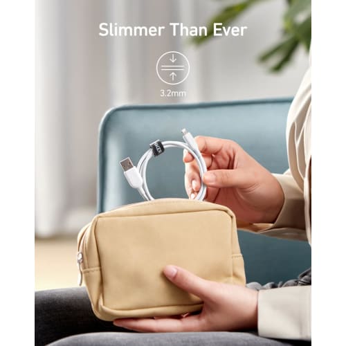 Anker PowerLine III Lightning Cable MFi Certified iPhone Charging Ultra Durable Compatible with iPhone 14 / 13 / 12 / SE (3rd Generation) iPad (0.9m W