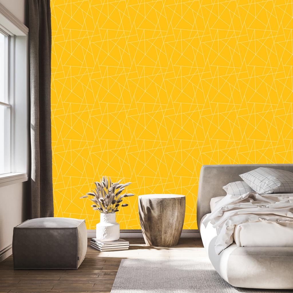 Wallpaper Geometric pattern gold, gold top 50x1000