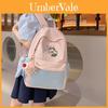 Broderie Veveriță Animal de Desene Animate Mic Proaspăt Rucsac pentru Copii Cu Model Geometric Pentru Utilizare Zilnică