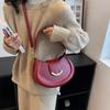 Saddle Shoulder Bags For Women 2026 New Small Women Underarm Bag High Quality Leather Women's Crossbody Bags Handbags And Purses
