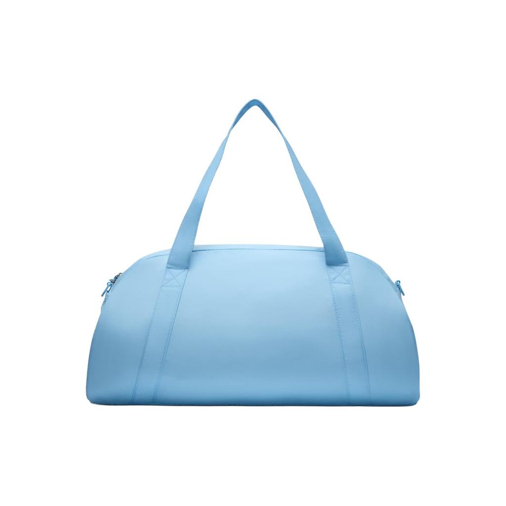 Nike Logo Print Zipper Closure Polyester Tote Shoulder Crossbody Gym Bag Large Unisex bags Aquarius-Blue Light-Laser-Orange DR6974-407