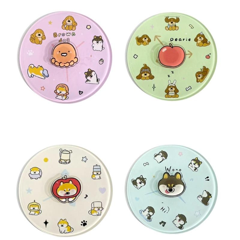 Fun Rotating Cartoon Creature Magnetic Decoration Acrylic For Refrigerator Memo Board Display