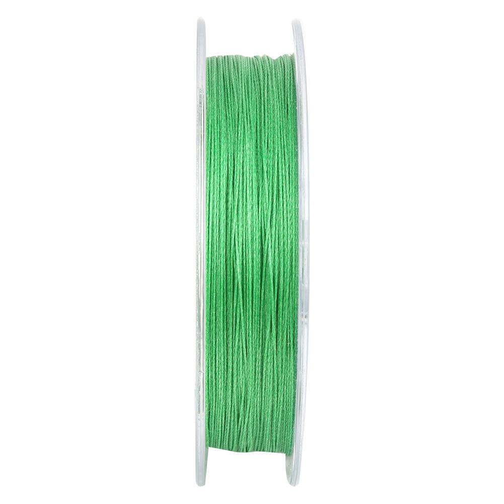 100M 9-fädig Grüne PE Geflochtene Angelschnur Superstärke Fliegenfischer Schnüre Angler Tackle Zubehör 5.0#