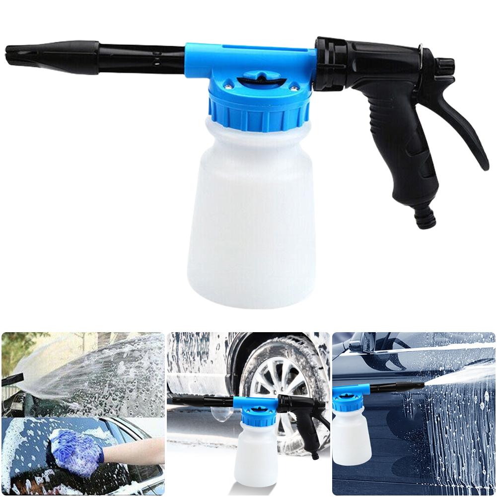 1/0.75L Car Washer Water Gun Adjustable Foam Nozzle Spraying Removable Jet Pressure Car Washing Foam Gun for Car Cleaning Tools