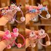 2 Pieces Colorful Cartoon Animal Elastic Hair Bands for Girls Cute Children's Hair Accessories Baby Headwear Ties