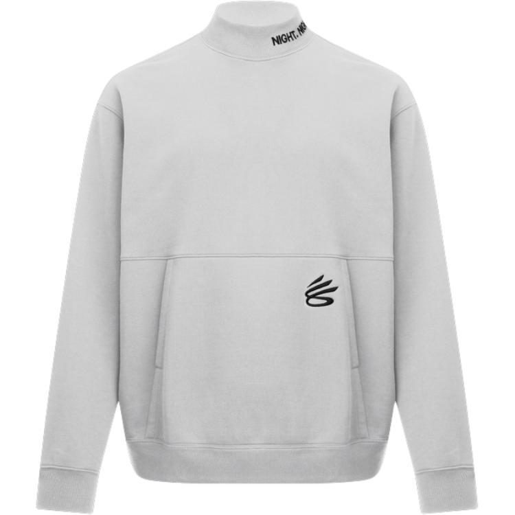 

Under Armour Карри Спортивная универсальная футболка с полувысоким воротником и длинным рукавом для мужчин Топы 6012756-014 XL