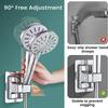 Adjustable Punch-free Shower Bracket Bathroom Shower Head Base Shower Universal Bracket Accessories
