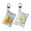 Stylish Banana Keychain Kawaii Fruit Design Durable Alloy Charm For Girls Women Fashion Accessories