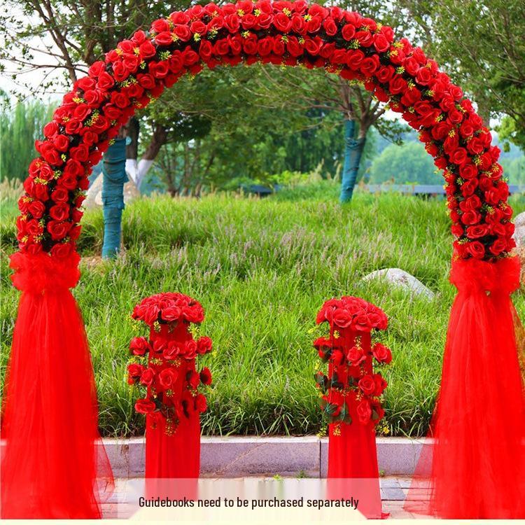 

Свадебная арка из искусственных цветов для церемоний, мероприятий и юбилеев Fruit Green 50m Arch Yarn Use