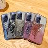 Mi13T Gradient Butterfly Quicksand Phone Case For Xiaomi Mi 13T Pro 13 11 Lite 11T 12T POCO X6 X3 M6 Pro C65 C55 C40 Soft Cover