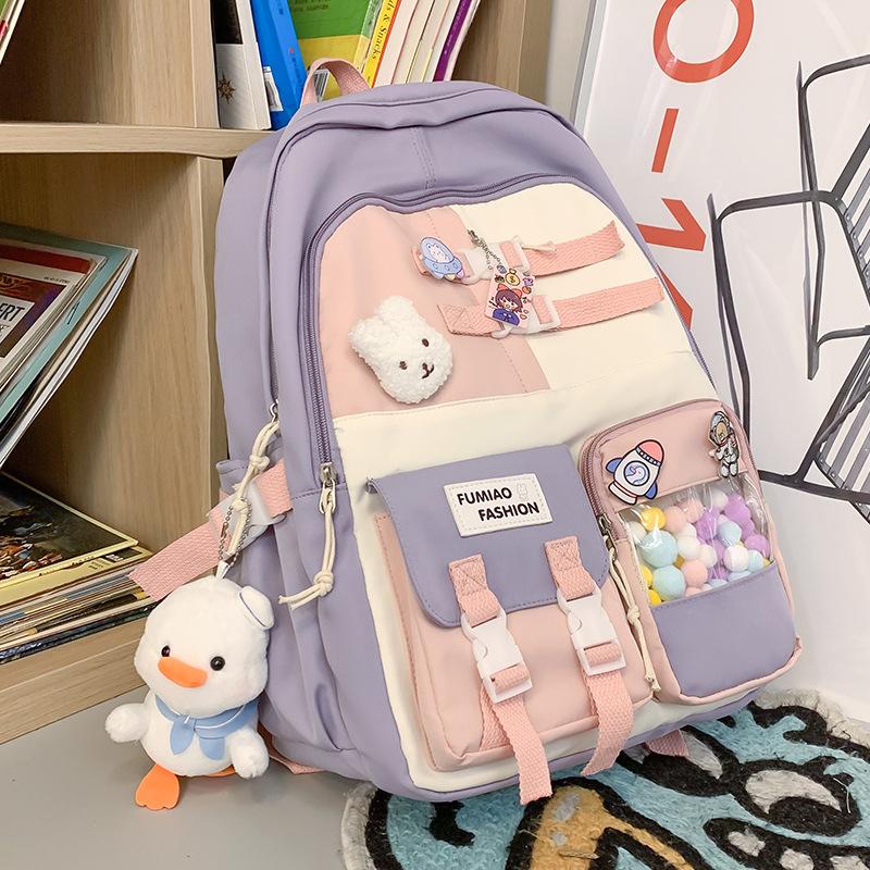 Children's Primary School Students' Cute Girls' Middle School Students' High Looking Backpacks