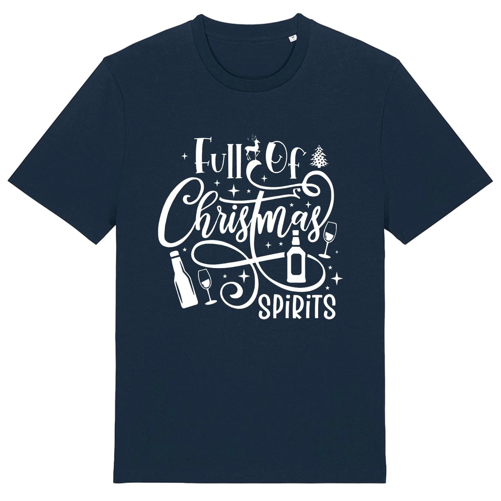 Full of Christmas Spirit - Unisex T-Shirt Secret Santa Merry Christmas Present S