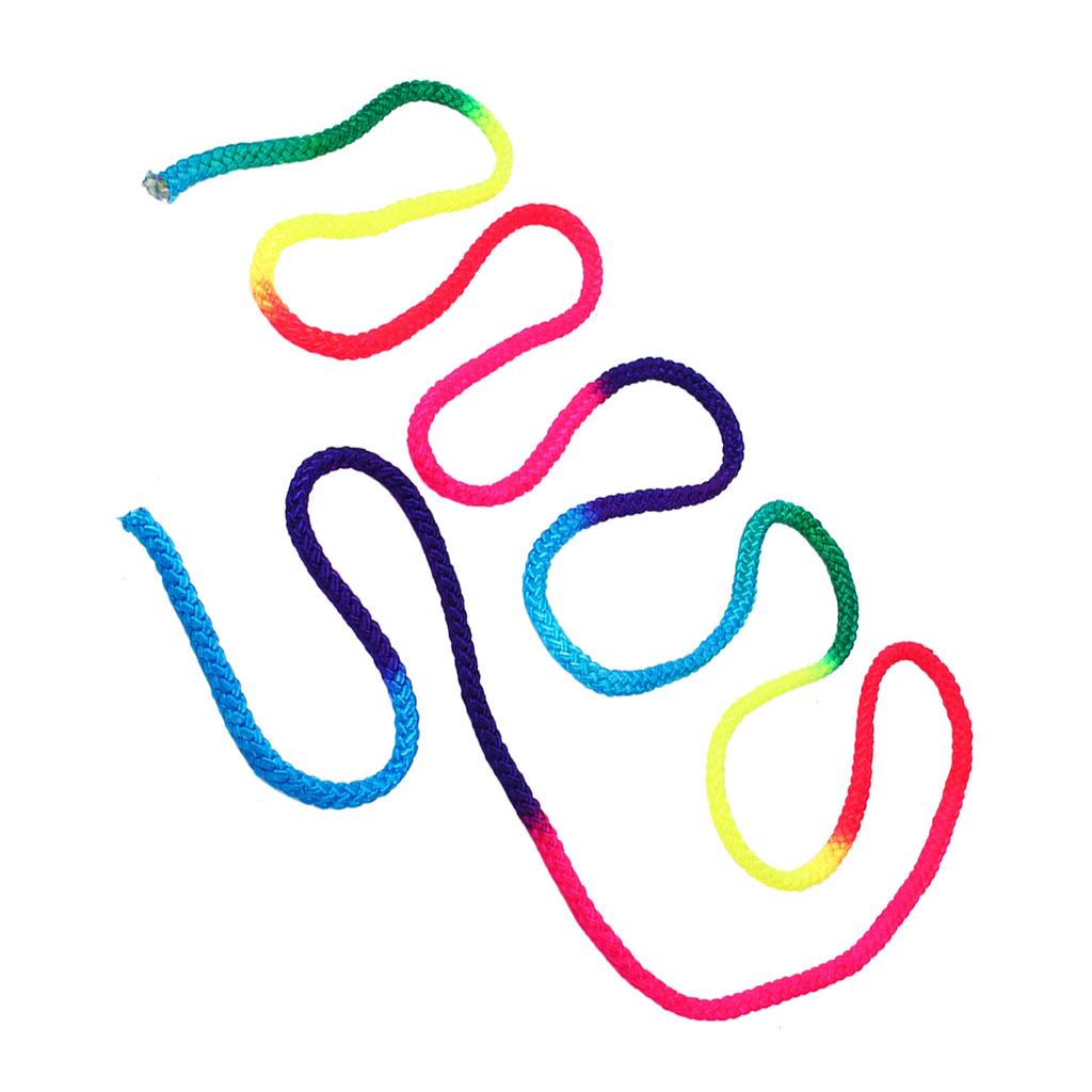 Rainbow Color Rhythmic Gymnastics Rope Solid Competition Arts Training Rope