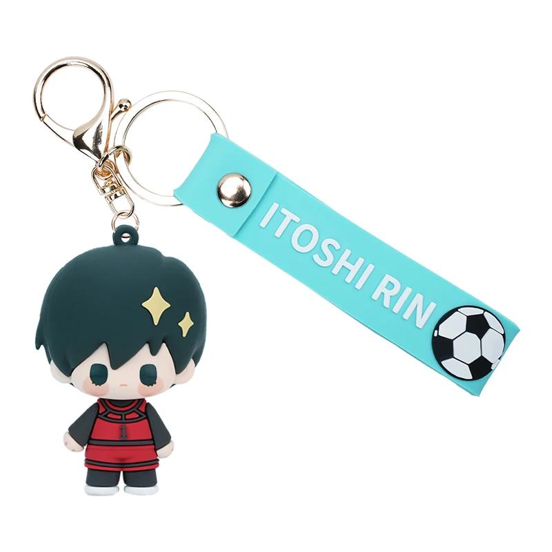 Anime BLUE LOCK Arcylic Keychain Cartoon Figures Isagi Yoichi Bachira Meguru Kawaii Key Chain Costume Accessories Birthday Gifts
