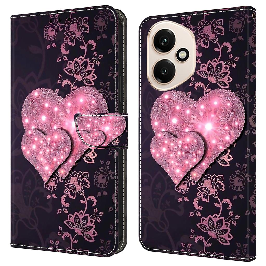 For Honor 400 5G (Global) Case 3D Pattern PU Leather Wallet Phone Cover with Stand