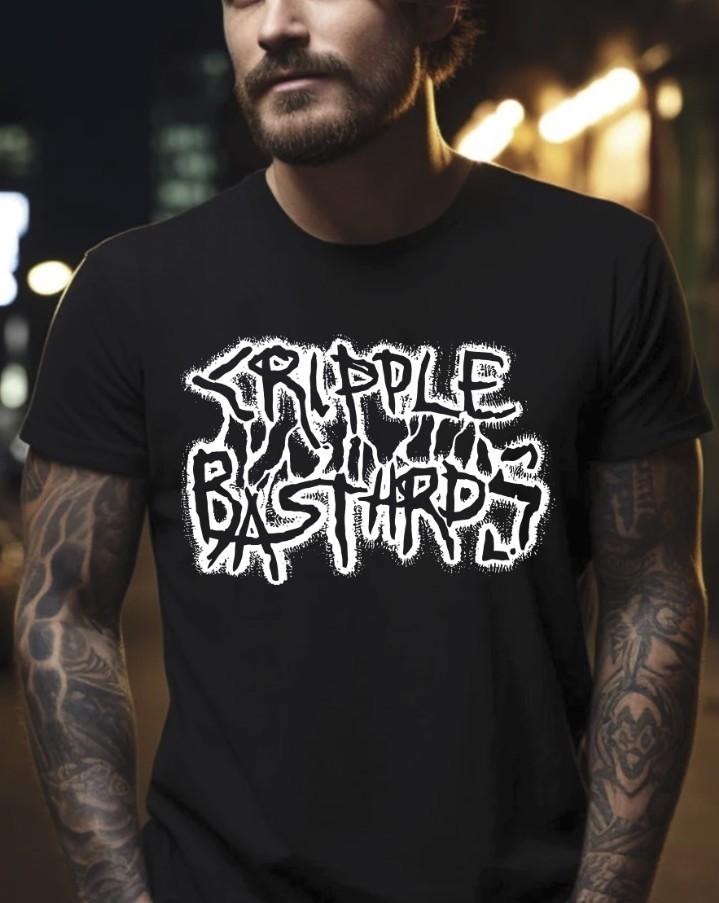 Cripple Bastards Black T-Shirt, S-5XL Unisex T-Shirt S