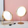European-style Metal Makeup Mirror High-definition Dormitory Beauty Mirror  Household