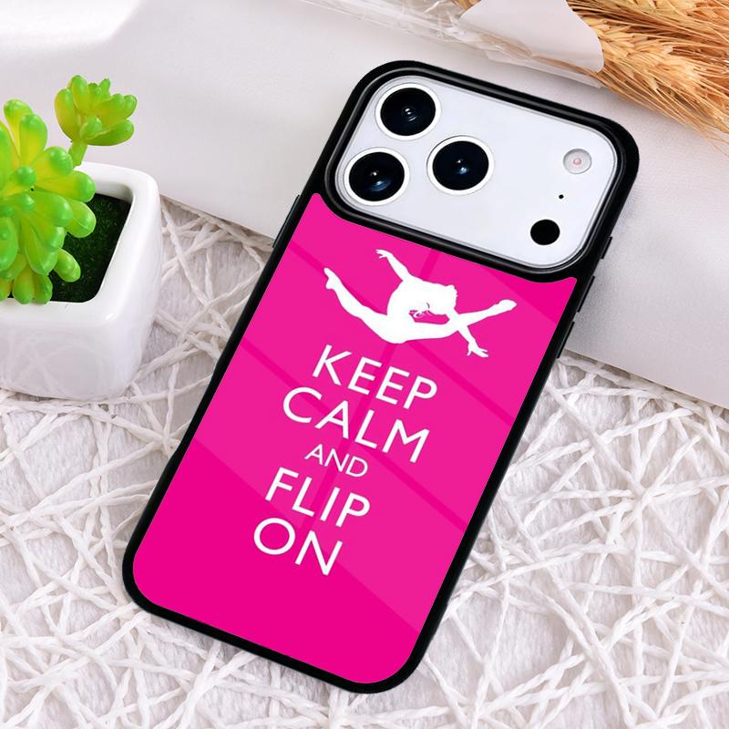 Gymnastics Oil Painting Phone Case for iPhone 17 Air 16 15 11 12 14 13 Pro Max Shockproof Cover