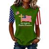 Womens Casual Crewneck Short Sleeve T Shirt Top with 250 Years and Print Flag Cross Graphic 1776 2026